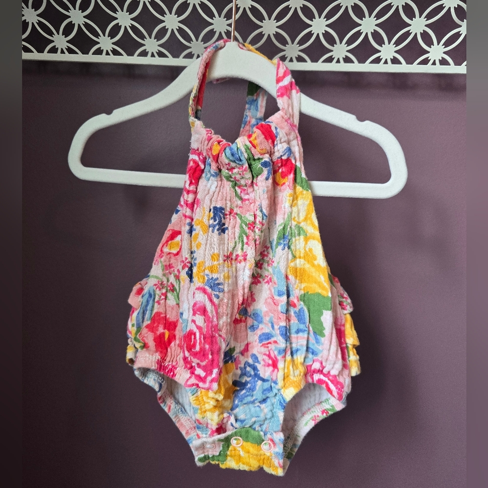 Floral Bubble Suit & Matching Headband